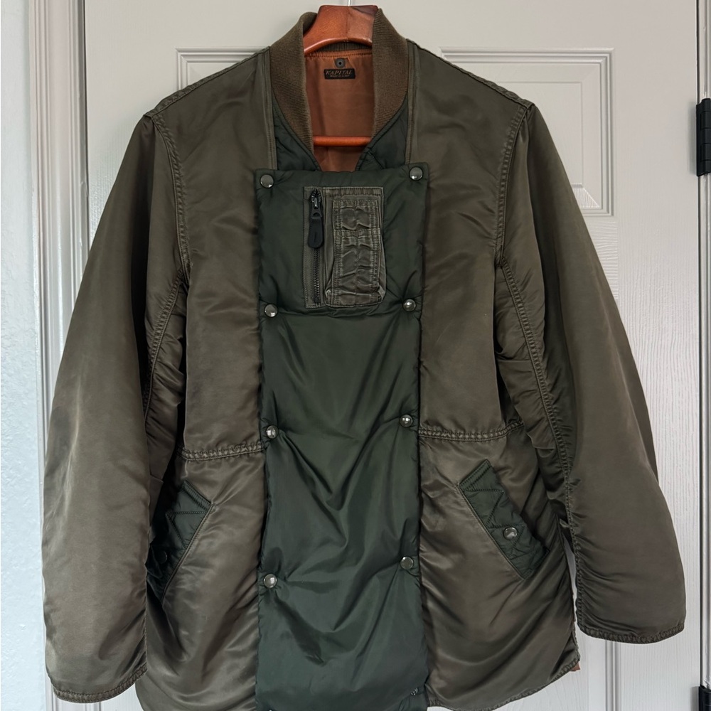 Kapital Men’s Sha-Ka MA-1 Nylon Bomber/Kimono
